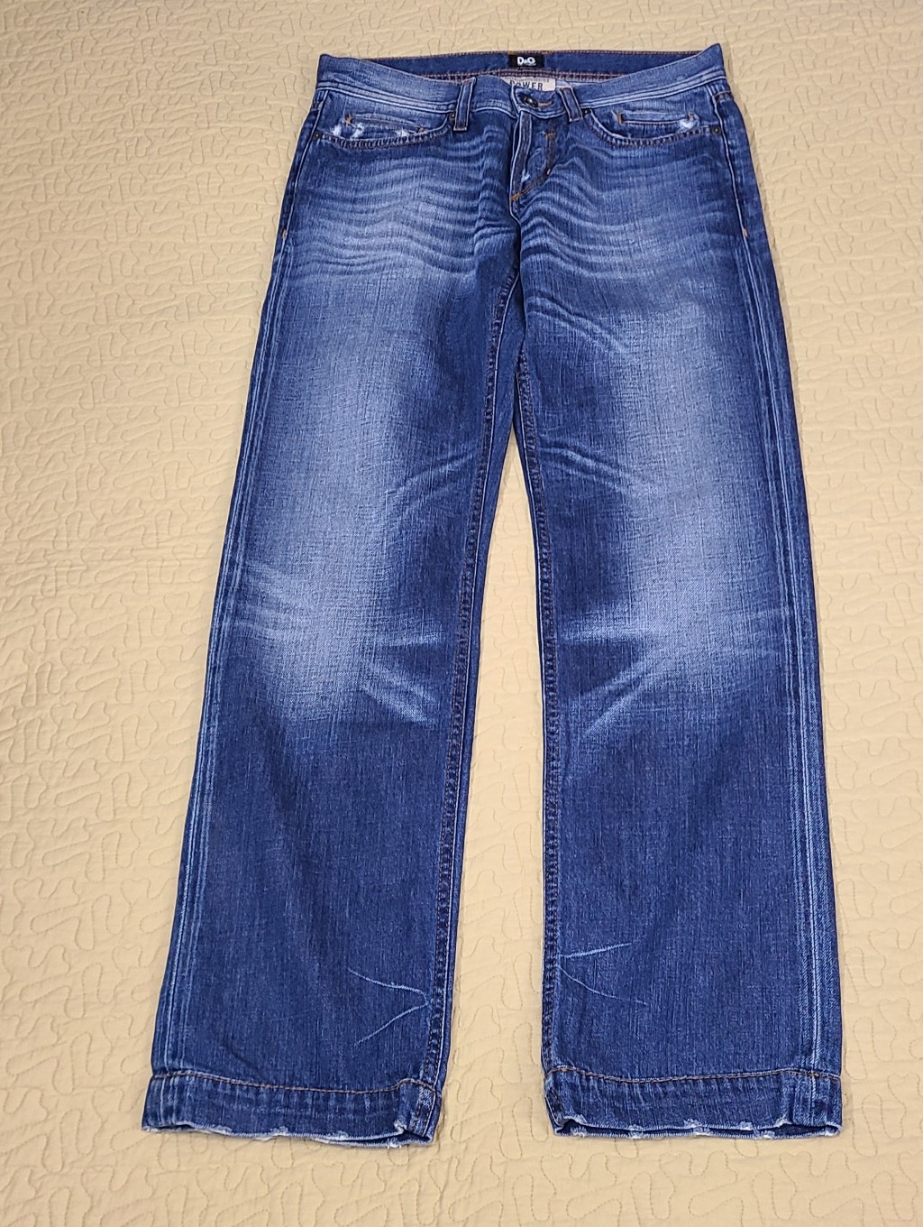Dolce & Gabbana Original Denim Regular Straight Leg Jeans Size 30